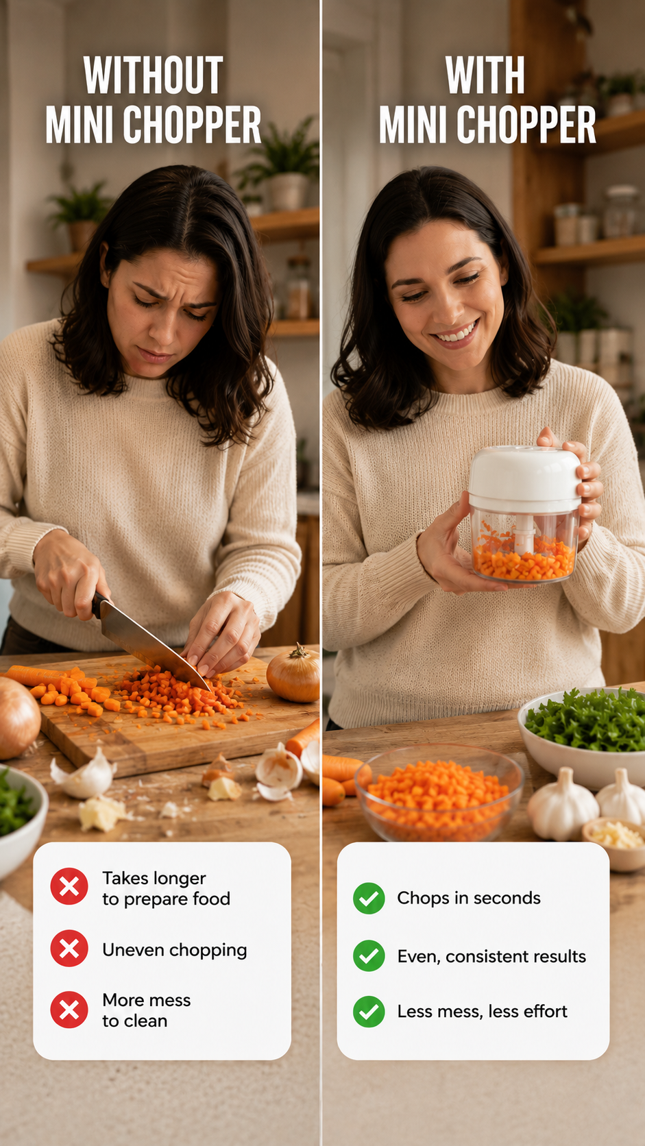 Lumora Mini Electric Food Chopper | Chop Vegetables in Seconds