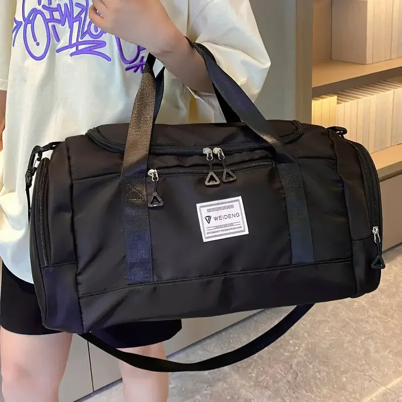 Large Capacity Foldable Travel Bag | Waterproof Oxford Duffel for Travel, Gym & Weekends