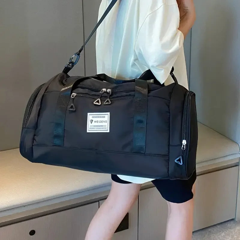Large Capacity Foldable Travel Bag | Waterproof Oxford Duffel for Travel, Gym & Weekends