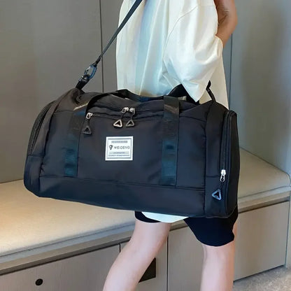 Large Capacity Foldable Travel Bag | Waterproof Oxford Duffel for Travel, Gym & Weekends